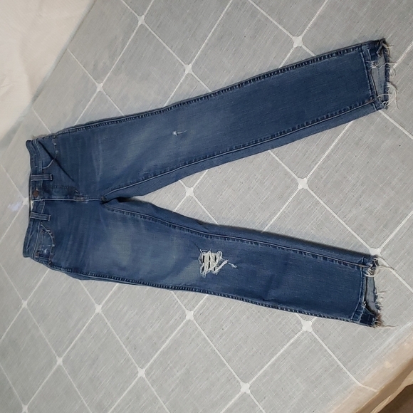 Madewell Curvy High-Rise Skinny Jeans: Drop Step-Hem,Size 24 - Picture 14 of 15